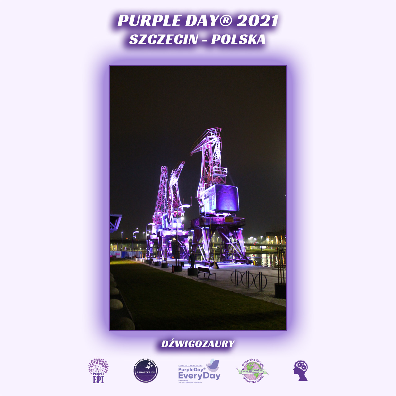 Zdjęcie Purple Day 2021 - Dzwigozaury